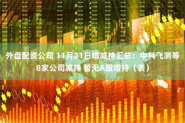 外盘配资公司 11月21日增减持汇总：中科飞测等8家公司减持 暂无A股增持（表）