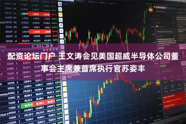 配资论坛门户 王文涛会见美国超威半导体公司董事会主席兼首席执行官苏姿丰